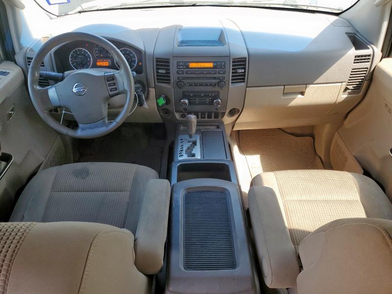 1N6BA07D48N322263 - 2008 NISSAN TITAN XE CHARCOAL photo 8