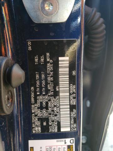 JTEBU5JRXL5820578 - 2020 TOYOTA 4RUNNER SR5/SR5 PREMIUM ლურჯი ფოტო 14