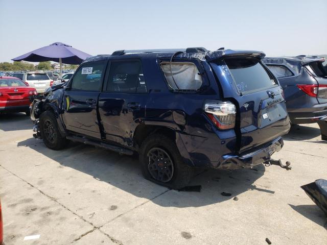 JTEBU5JRXL5820578 - 2020 TOYOTA 4RUNNER SR5/SR5 PREMIUM BLUE photo 2