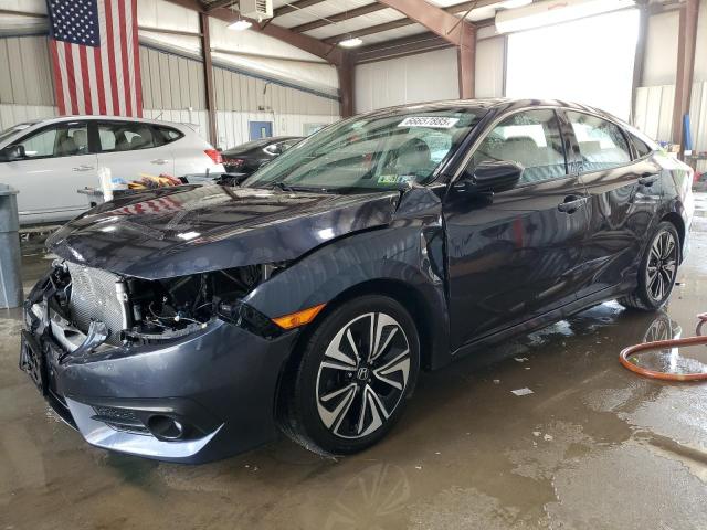 2HGFC1F7XJH645006 - 2018 HONDA CIVIC EXL BLUE photo 1