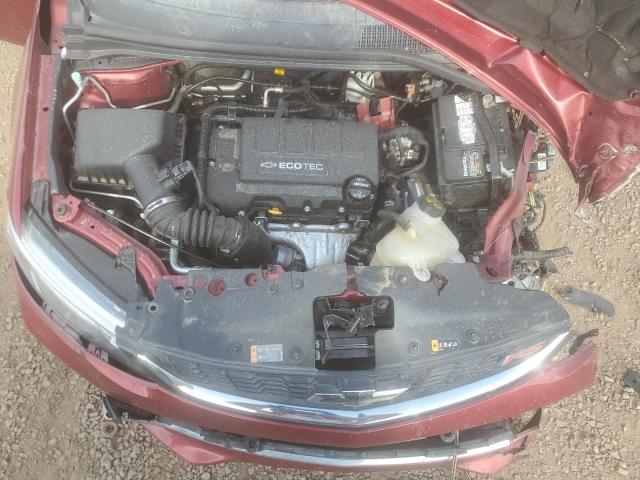 1G1JD5SB6K4131796 - 2019 CHEVROLET SONIC LT RED photo 11