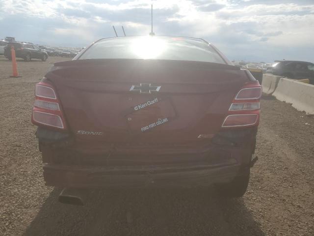 1G1JD5SB6K4131796 - 2019 CHEVROLET SONIC LT RED photo 6