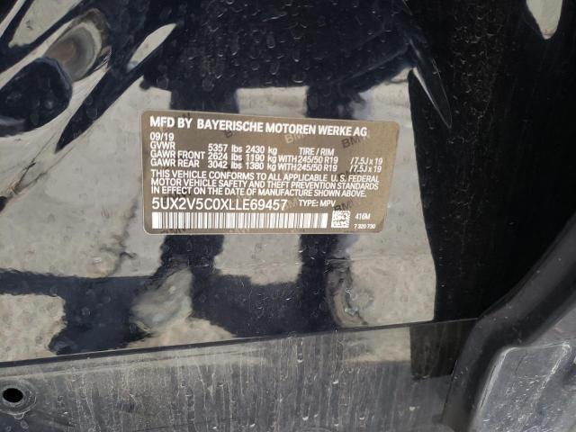 5UX2V5C0XLLE69457 - 2020 BMW X4 XDRIVEM BLACK photo 13