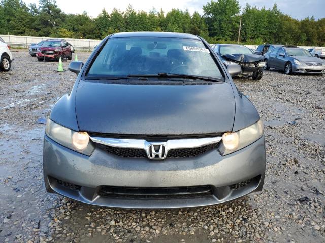 2HGFA16699H326320 - 2009 HONDA CIVIC LX-S ნაცრისფერი ფოტო 5