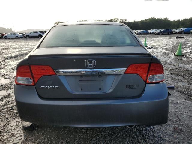 2HGFA16699H326320 - 2009 HONDA CIVIC LX-S ნაცრისფერი ფოტო 6