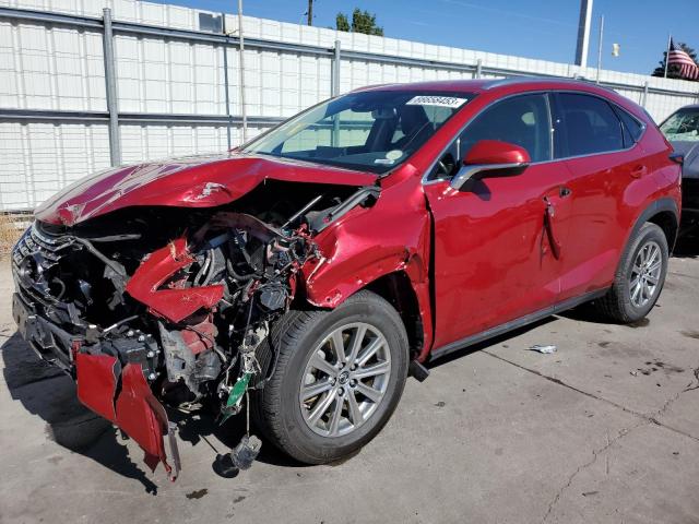 JTJDARDZ4M5030975 - 2021 LEXUS NX 300 BASE Բորդո լուսանկար 1
