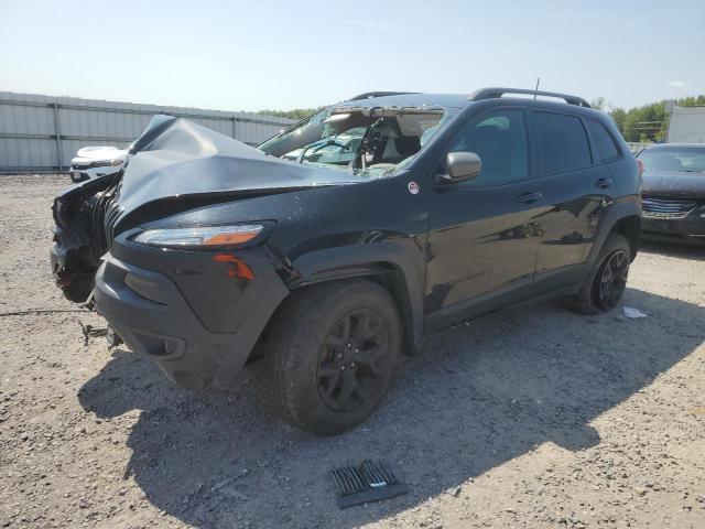 1C4PJMBXXJD570112 - 2018 JEEP CHEROKEE TRAILHAWK BLACK photo 1