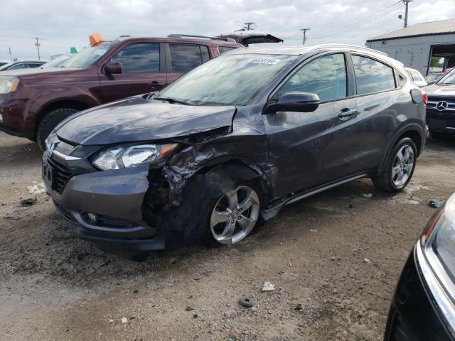 3CZRU6H73GM702458 - 2016 HONDA HR-V EXL GRAY photo 1