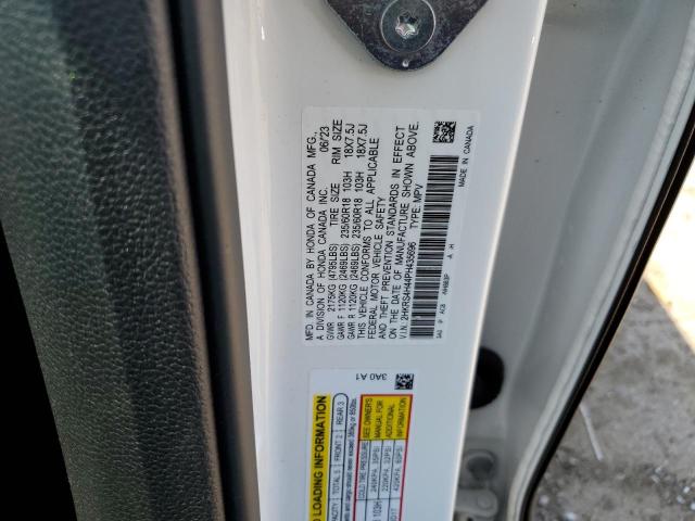 2HKRS4H44PH435696 - 2023 HONDA CR-V EX WHITE photo 12