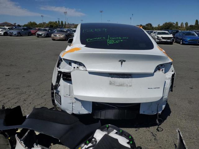 7SAYGDEE4NF573084 - 2022 TESLA MODEL Y თეთრი ფოტო 6