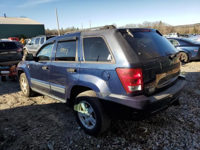 1J4HR48N55C564758 - 2005 JEEP GRAND CHER LAREDO BLUE photo 3