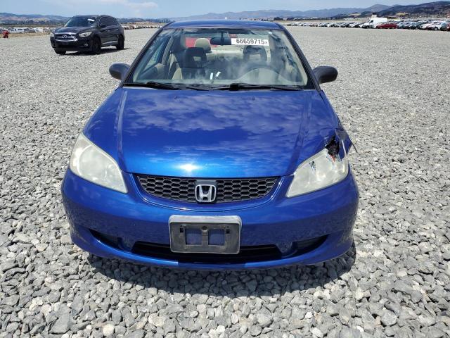 1HGEM22155L014978 - 2005 HONDA CIVIC DX VP Կապույտ լուսանկար 5
