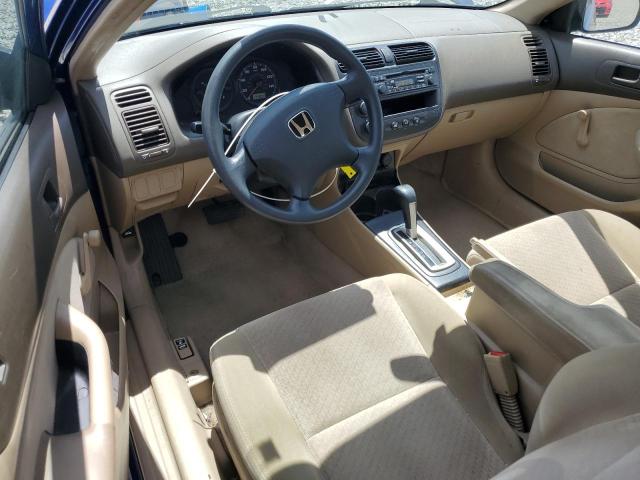 1HGEM22155L014978 - 2005 HONDA CIVIC DX VP Կապույտ լուսանկար 8
