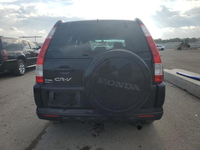 JHLRD78996C028901 - 2006 HONDA CR-V SE BLACK photo 6