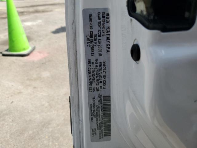 ZFBERFAB2J6J40017 - 2018 RAM PROMASTER WHITE photo 13