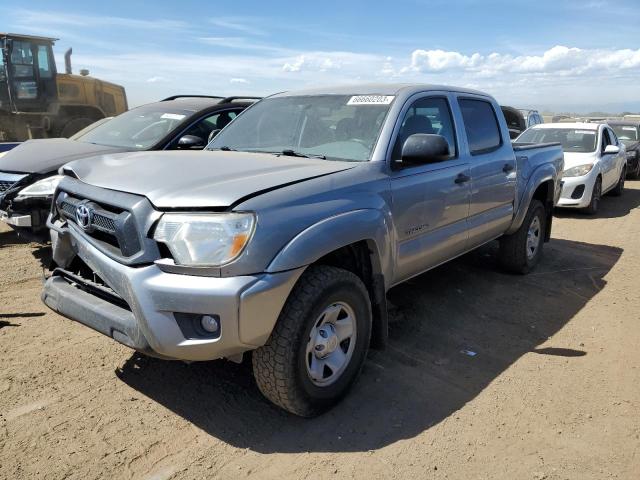 5TFJU4GN6EX053656 - 2014 TOYOTA TACOMA DOUBLE CAB PRERUNNER SILVER photo 1