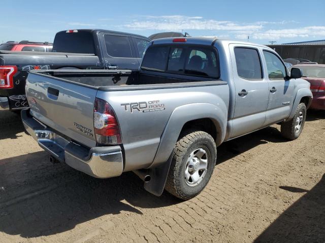 5TFJU4GN6EX053656 - 2014 TOYOTA TACOMA DOUBLE CAB PRERUNNER SILVER photo 3