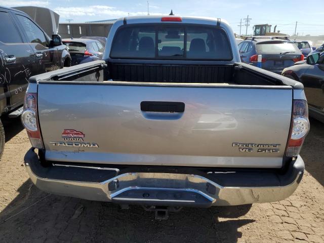 5TFJU4GN6EX053656 - 2014 TOYOTA TACOMA DOUBLE CAB PRERUNNER SILVER photo 6