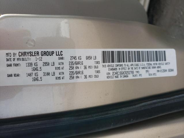 2C4RC1BG0CR252789 - 2012 CHRYSLER TOWN & COU TOURING 白色 照片 13