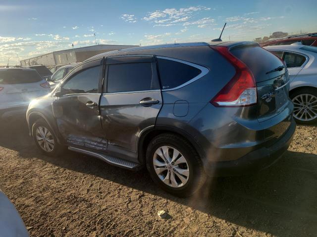 JHLRM4H71CC011048 - 2012 HONDA CRV EXL GRAY photo 2