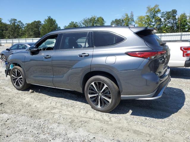 5TDLZRBH6MS058983 - 2021 TOYOTA HIGHLANDER XSE GRAY photo 2