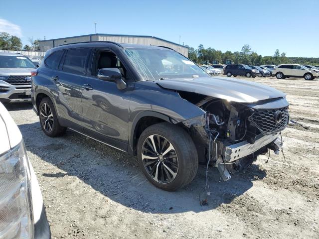 5TDLZRBH6MS058983 - 2021 TOYOTA HIGHLANDER XSE GRAY photo 4