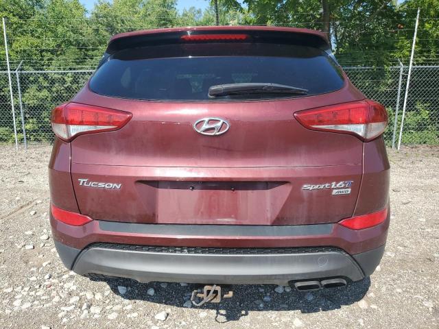 KM8J3CA28GU147386 - 2016 HYUNDAI TUCSON LIMITED RED photo 6