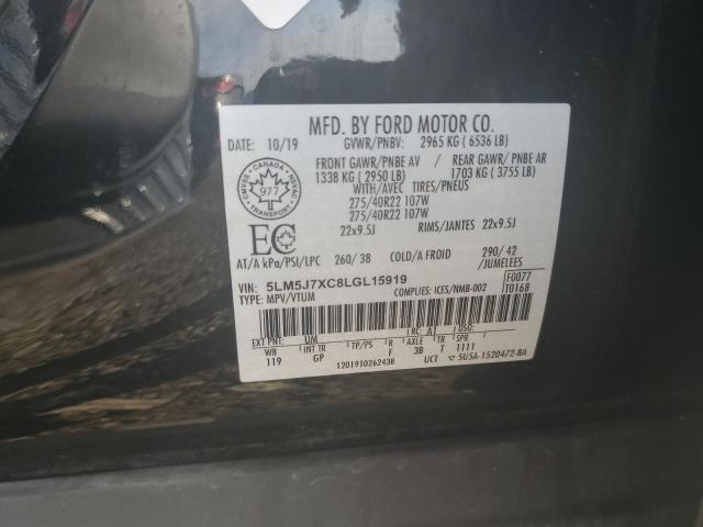 5LM5J7XC8LGL15919 - 2020 LINCOLN AVIATOR RESERVE Қара фото 13