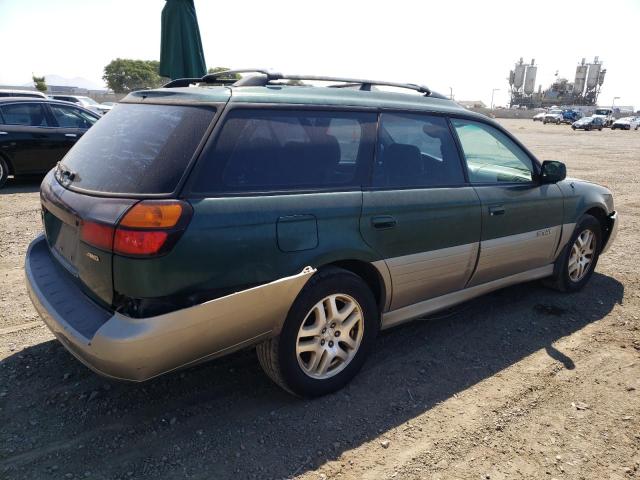 4S3BH686417624910 - 2001 SUBARU LEGACY OUTBACK LIMITED GREEN photo 3