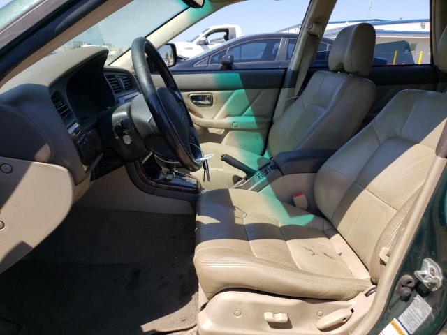 4S3BH686417624910 - 2001 SUBARU LEGACY OUTBACK LIMITED GREEN photo 7