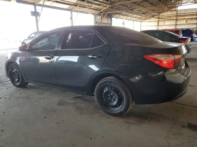 2T1BURHE0JC025070 - 2018 TOYOTA COROLLA L BLACK photo 2