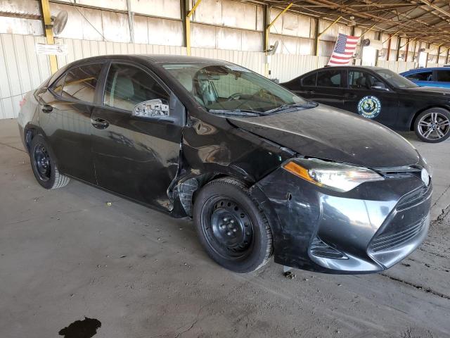 2T1BURHE0JC025070 - 2018 TOYOTA COROLLA L BLACK photo 4