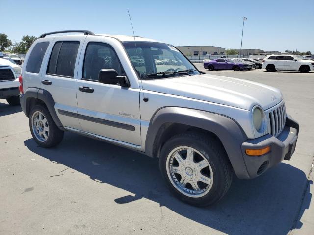1J4GL48K34W145887 - 2004 JEEP LIBERTY SPORT ვერცხლისფერი ფოტო 4