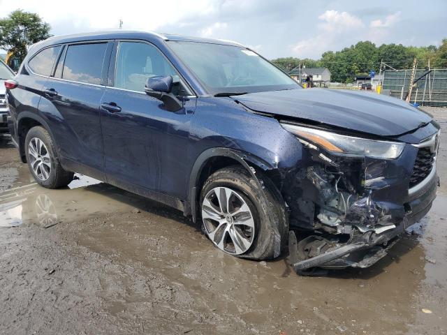 5TDHZRBH8NS567030 - 2022 TOYOTA HIGHLANDER XLE Mavi foto 4