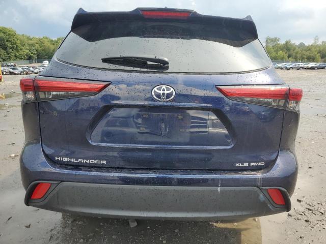 5TDHZRBH8NS567030 - 2022 TOYOTA HIGHLANDER XLE Mavi foto 6