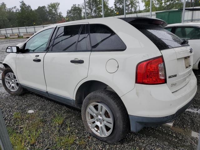 2FMDK3GC4BBB40384 - 2011 FORD EDGE SE WHITE photo 2