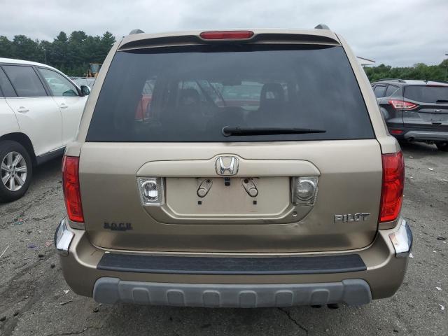 2HKYF18595H551951 - 2005 HONDA PILOT EXL TAN photo 6