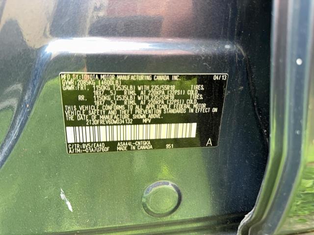 2T3DFREV6DW034132 - 2013 TOYOTA RAV4 LIMITED 蓝色 照片 14