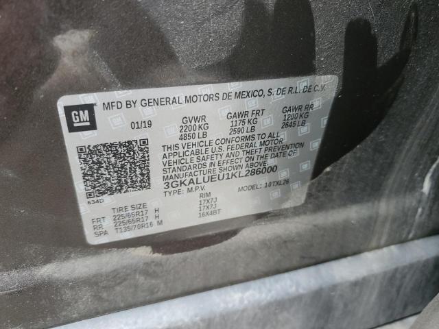 3GKALUEU1KL286000 - 2019 GMC TERRAIN SLE BLACK photo 13