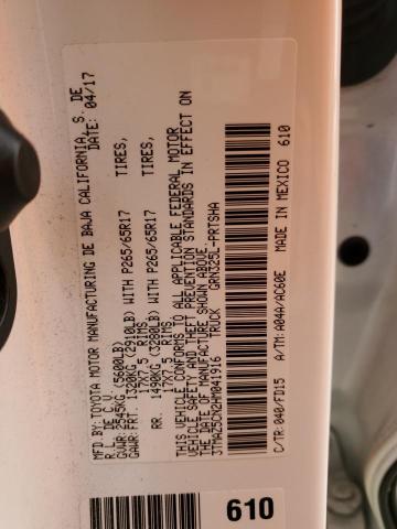 3TMAZ5CN2HM041916 - 2017 TOYOTA TACOMA DOUBLE CAB أبيض صورة 13