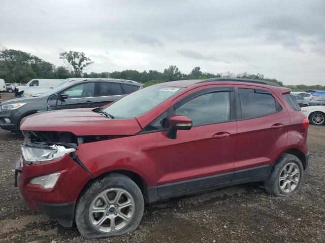 MAJ6S3GLXKC280300 - 2019 FORD ECOSPORT SE BURGUNDY photo 1