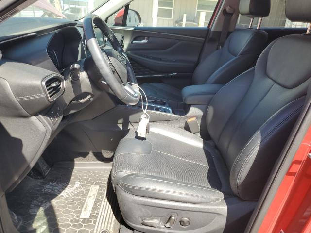 5NMS33AA3LH295107 - 2020 HYUNDAI SANTA FE SEL RED photo 7