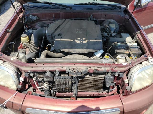 5TBRU34116S474053 - 2006 TOYOTA TUNDRA ACCESS CAB SR5 MAROON photo 11