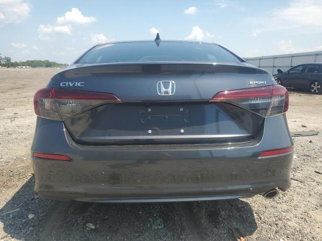 2HGFE2F51SH591658 - 2025 HONDA CIVIC SPORT GRAY photo 6
