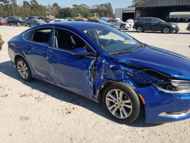 1C3CCCAB0GN103670 - 2016 CHRYSLER 200 LIMITED BLUE photo 9