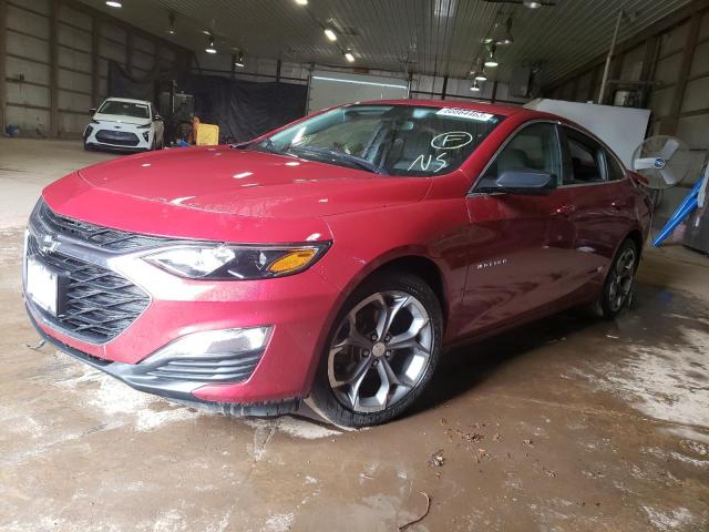 1G1ZG5ST4KF227675 - 2019 CHEVROLET MALIBU RS RED photo 1