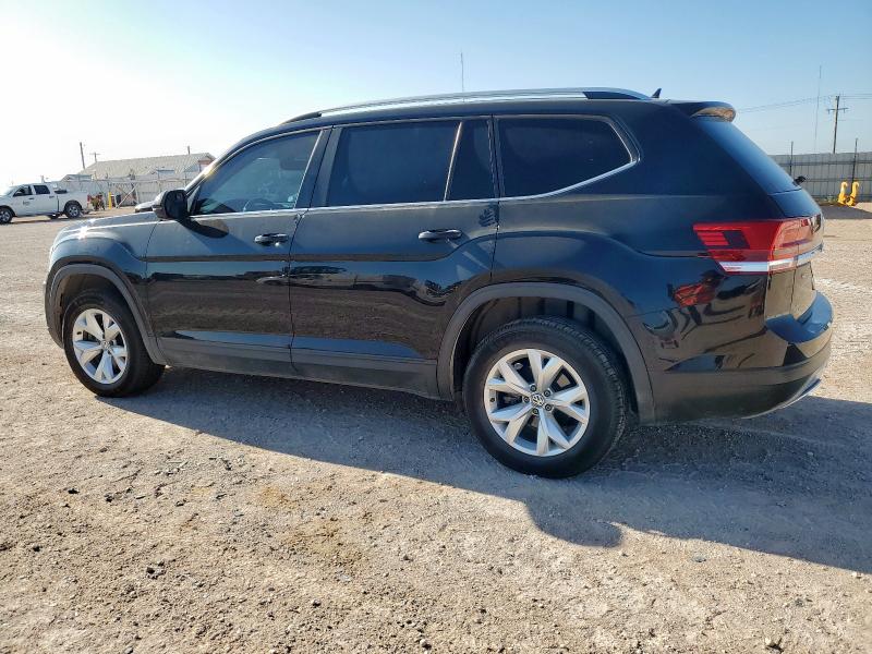 1V2DR2CA2JC576632 - 2018 VOLKSWAGEN ATLAS SE أسود صورة 2