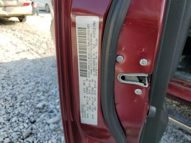 1C6RR7KT4KS502702 - 2019 RAM 1500 CLASS TRADESMAN MAROON photo 12