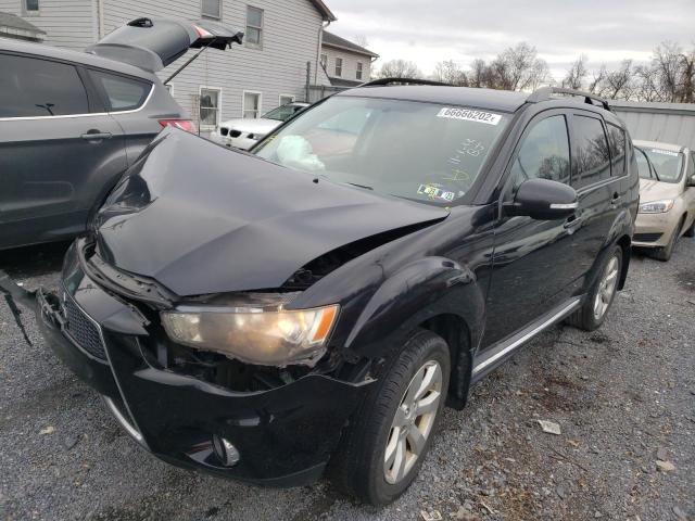 JA4JT4AX7AZ019604 - 2010 MITSUBISHI OUTLANDER XLS BLACK photo 2