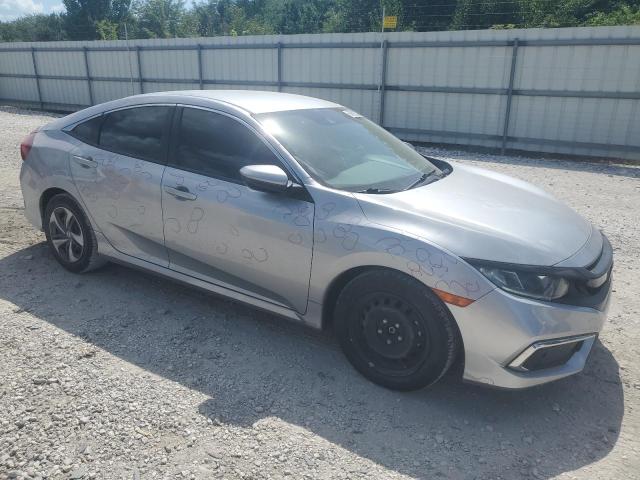 2HGFC2F69MH500122 - 2021 HONDA CIVIC LX ვერცხლისფერი ფოტო 4